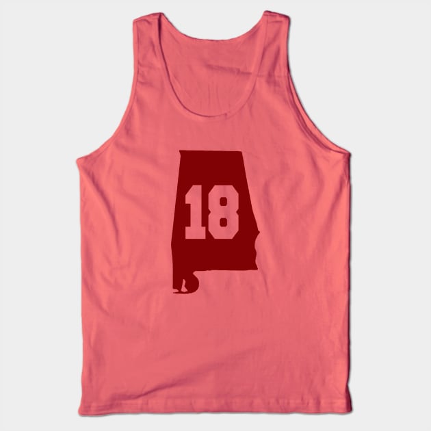 ALABAMA 18 Tank Top by thedeuce